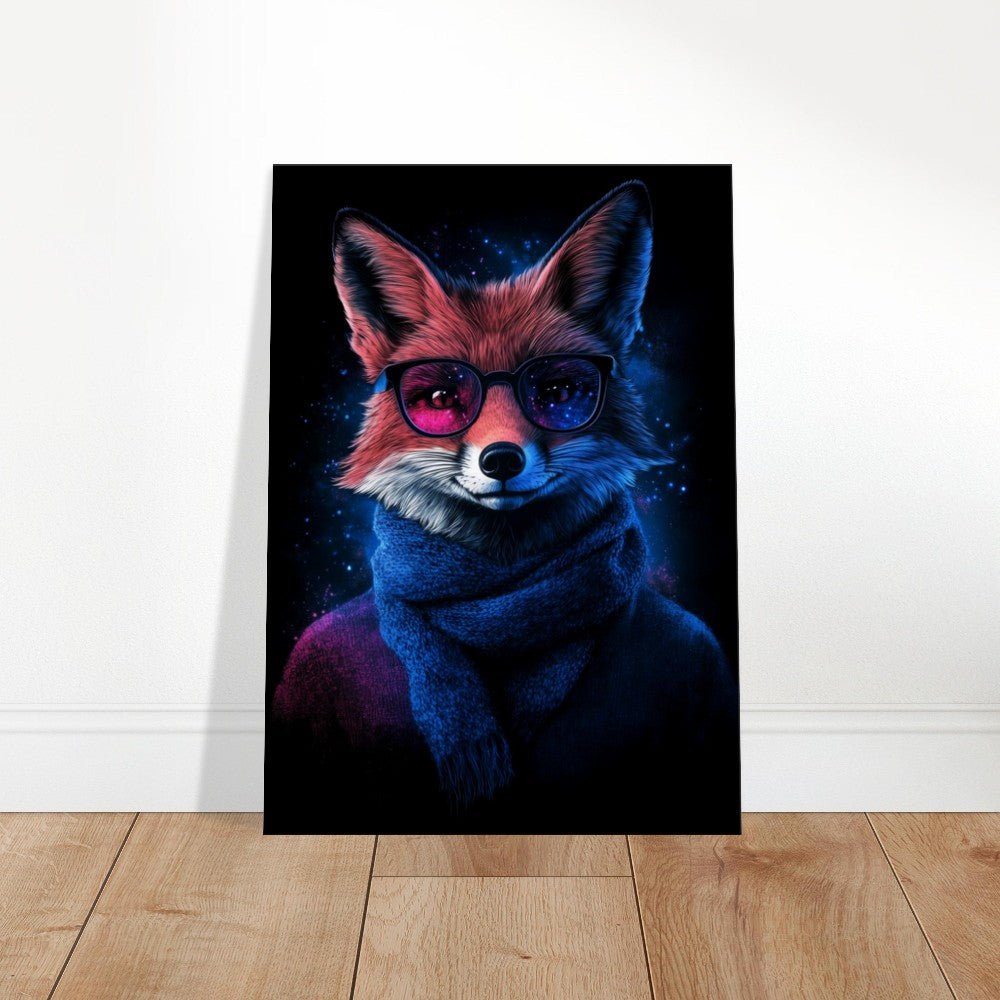 Cosmic Cool Fox Canvas - ROMAG Store