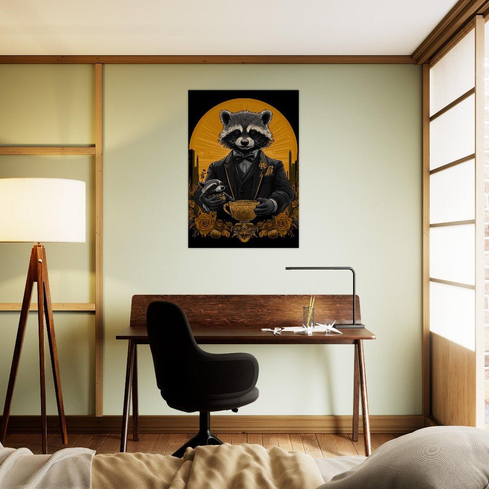 Luxury Raccoon Duo Canvas - ROMAG Store