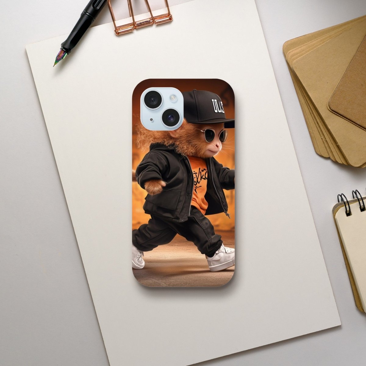 Street Smart Monkey iPhone Tough Case - ROMAG Store