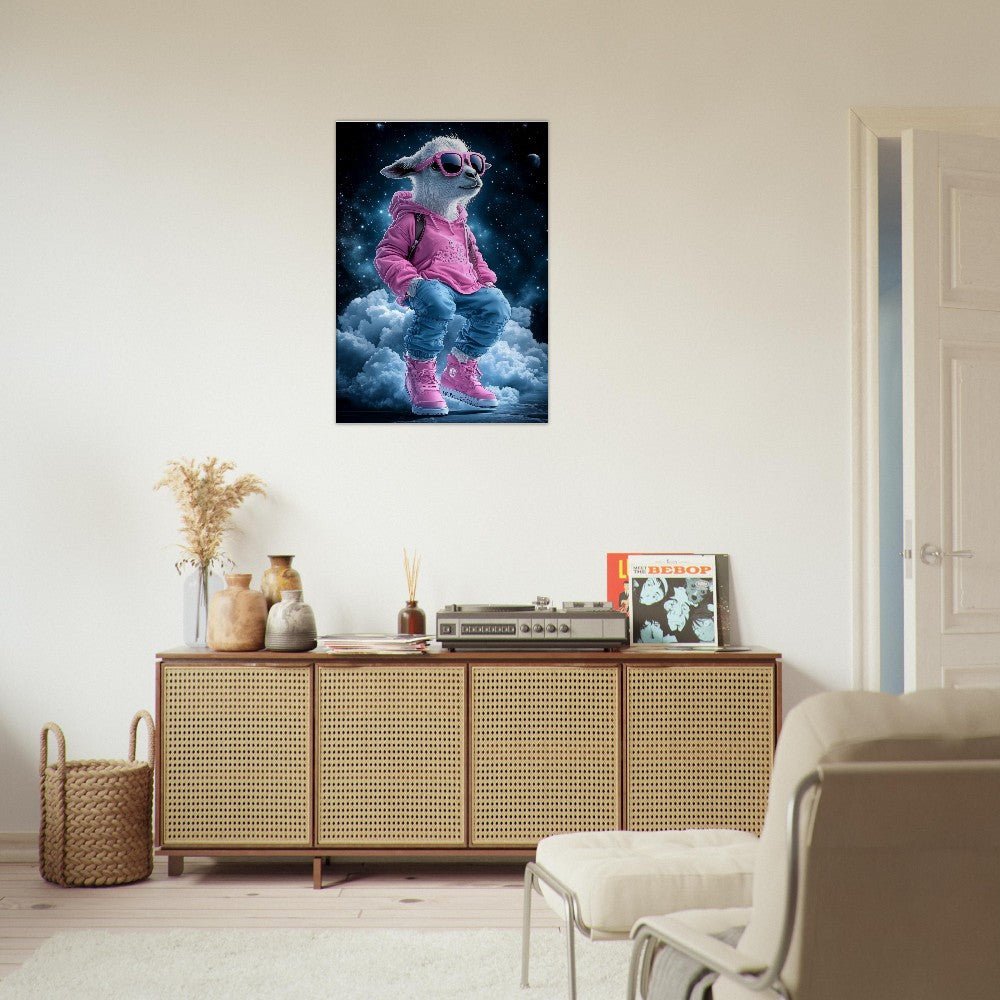 Cosmic Goat Canvas - ROMAG Store