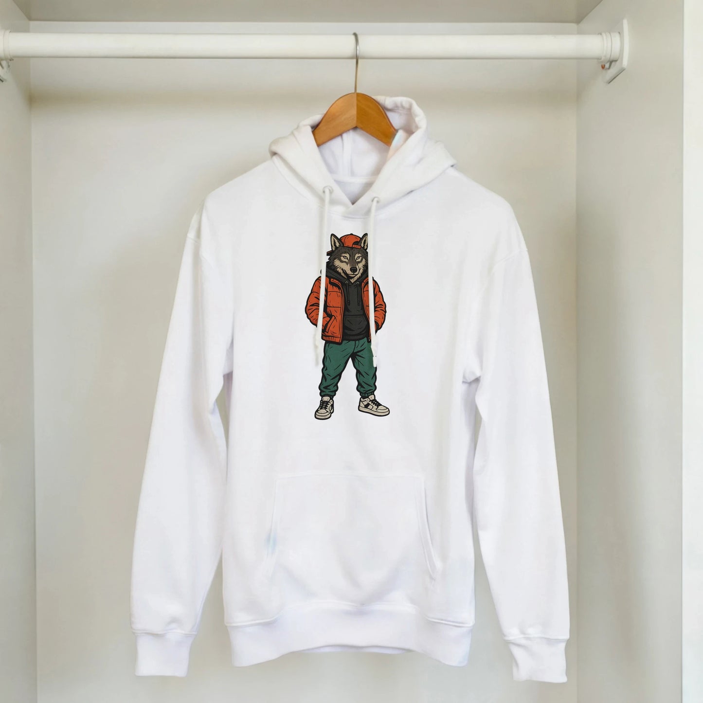 Alpha Wolf Streetwear Hoodie - ROMAG Store