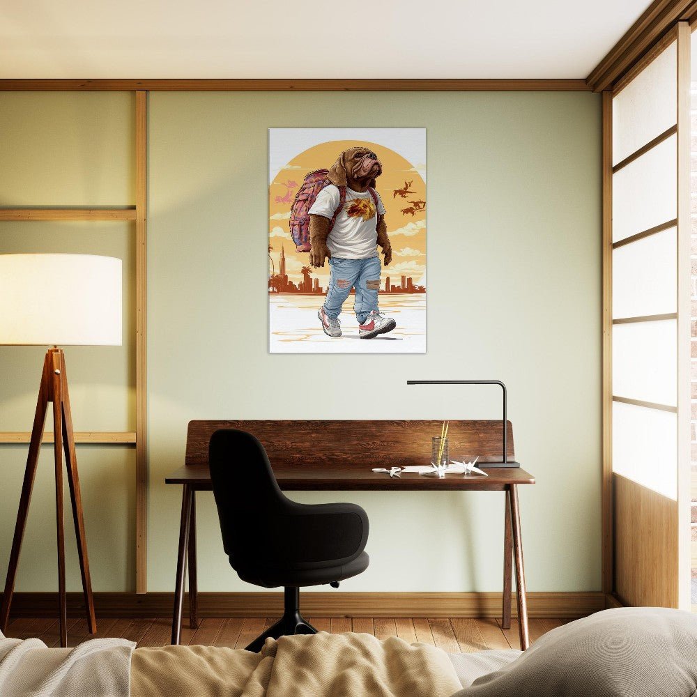 Urban Pug Life Canvas Art - ROMAG Store