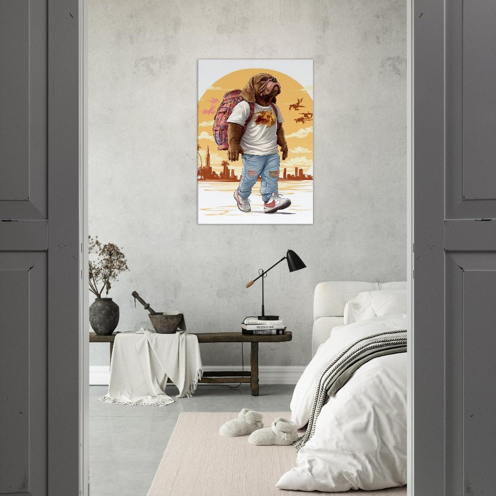 Urban Pug Life Canvas Art - ROMAG Store