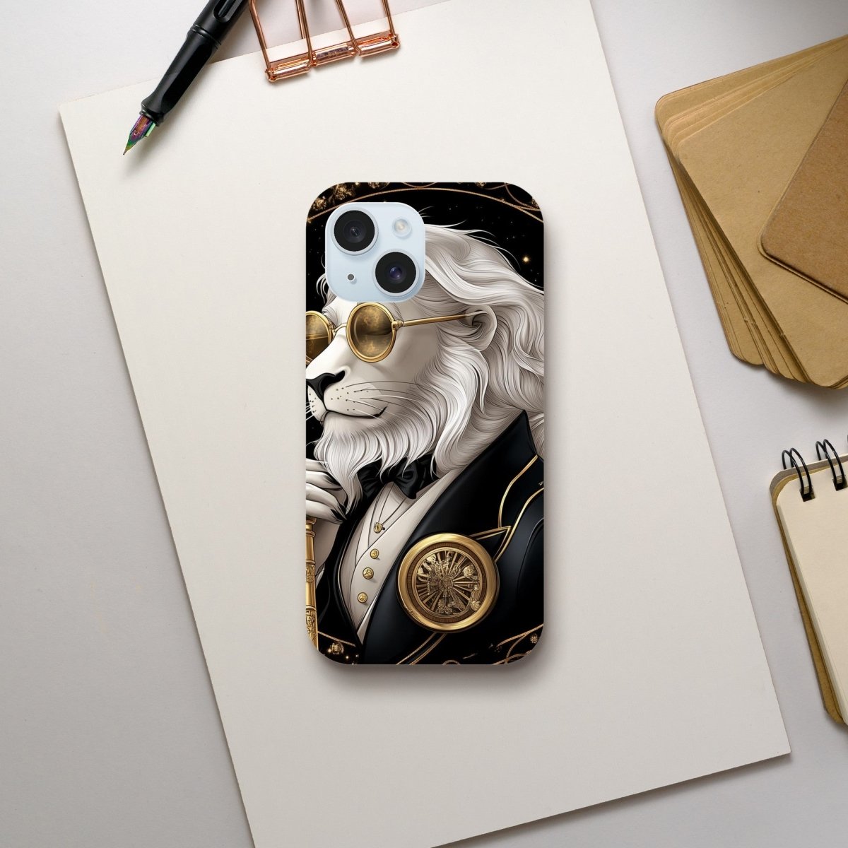 Regal Lion Dapper Gentleman iPhone Tough Case - ROMAG Store