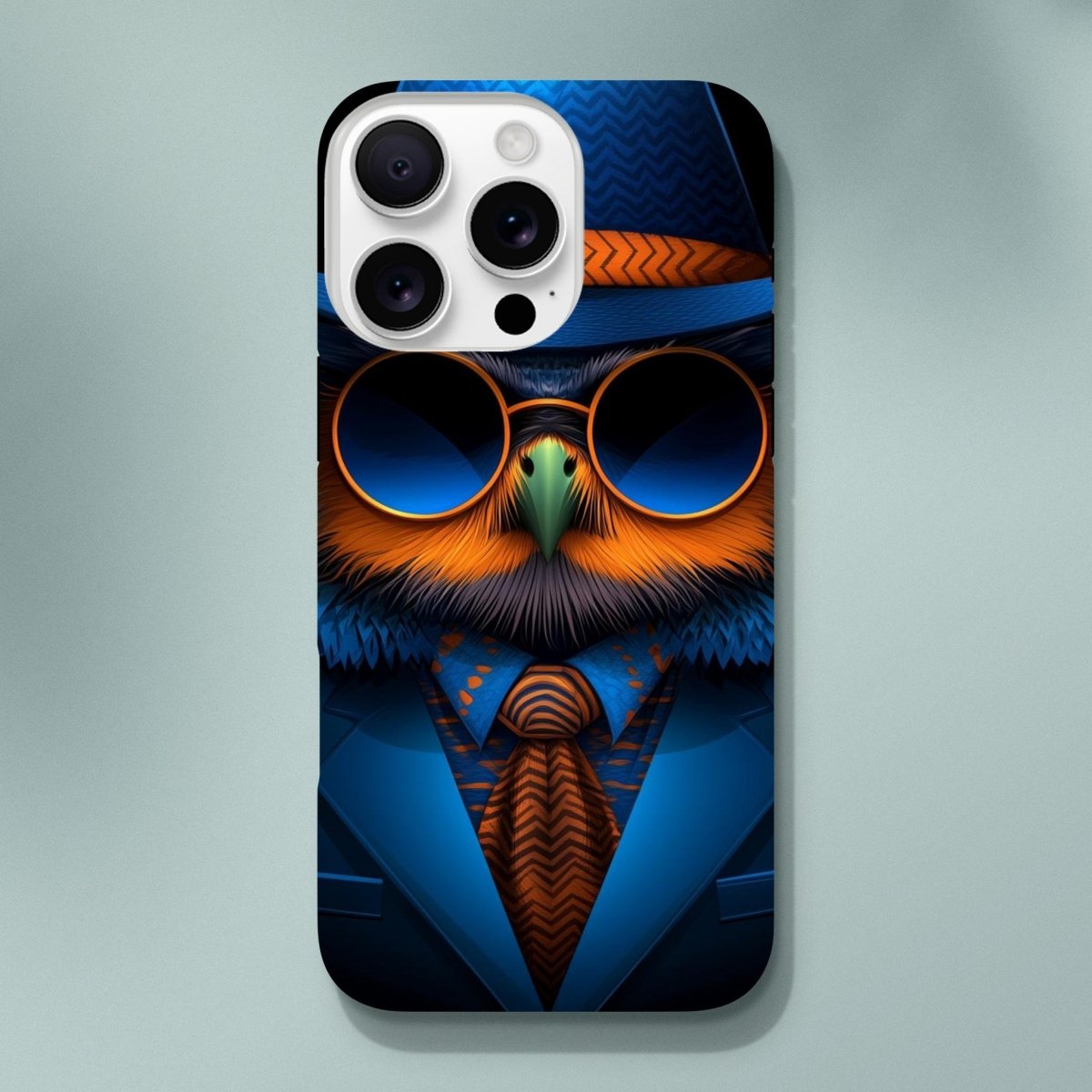 Sophisticated Owl in Fedora iPhone Tough Case - ROMAG Store