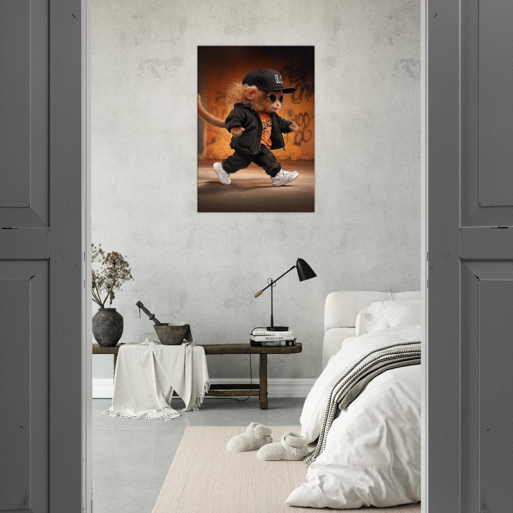 Urban Chic Monkey Canvas Art - ROMAG Store