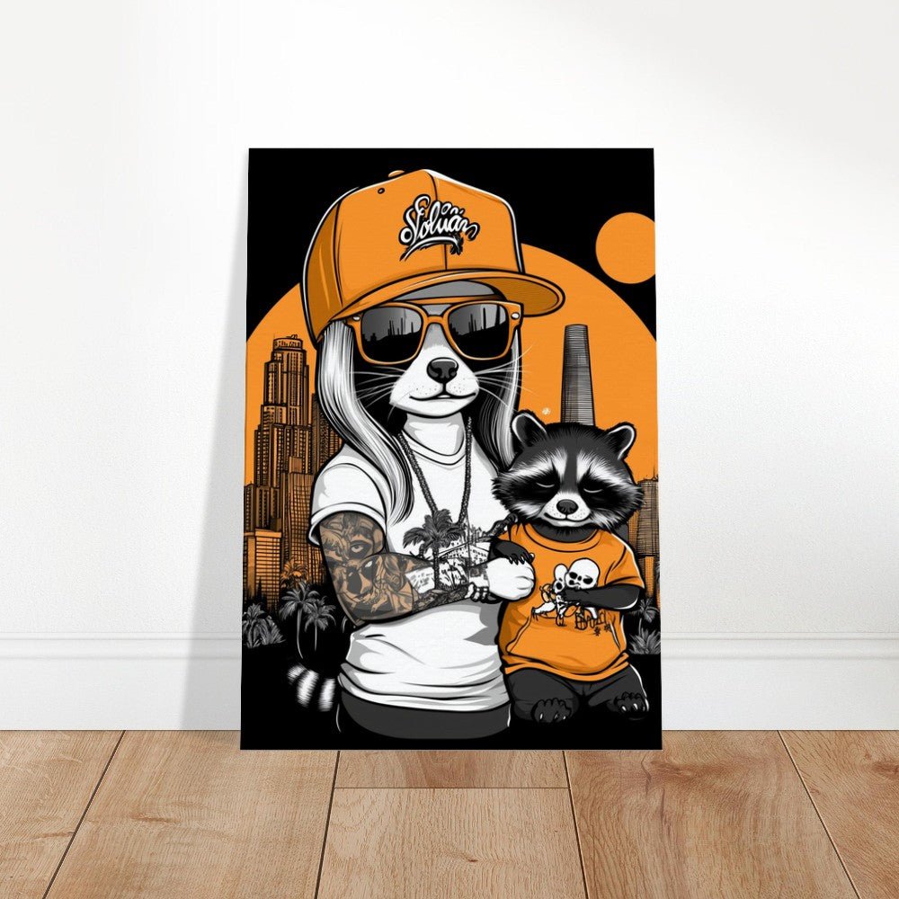 Urban Raccoon Street Style Canvas - ROMAG Store