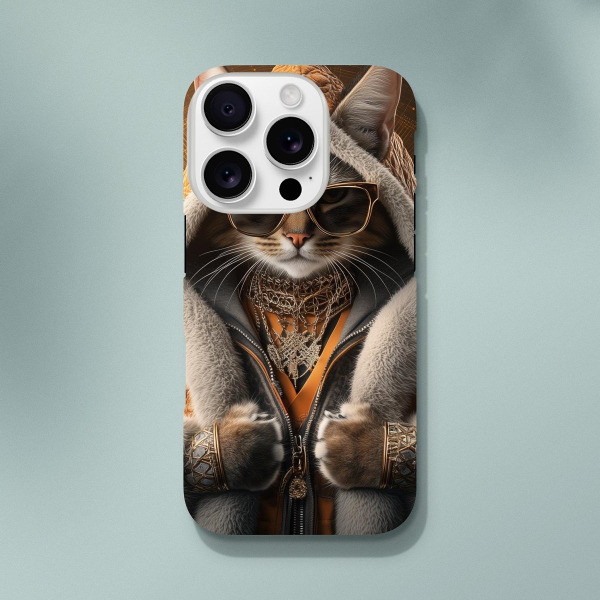 Sophisticated Lynx Cat 'Kingpin' iPhone Tough Case - ROMAG Store