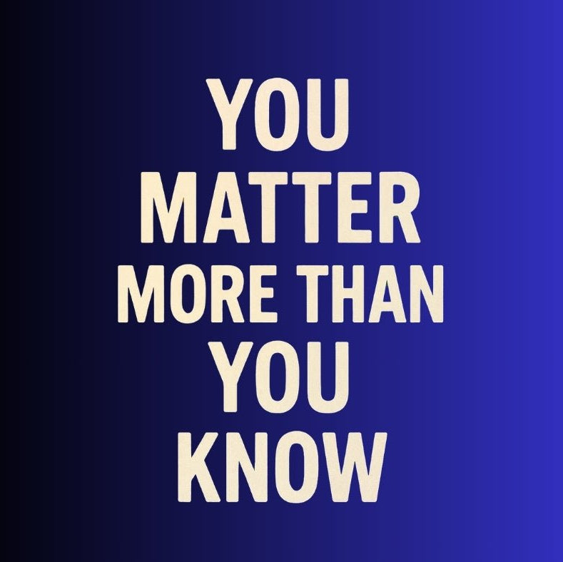 You Matter QR T-shirt - ROMAG Store