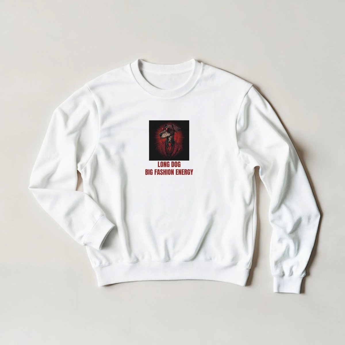 Dapper Dachshund Sweatshirt – Unleash Your Inner Fashionista in 6 Stylish Hues - ROMAG Store