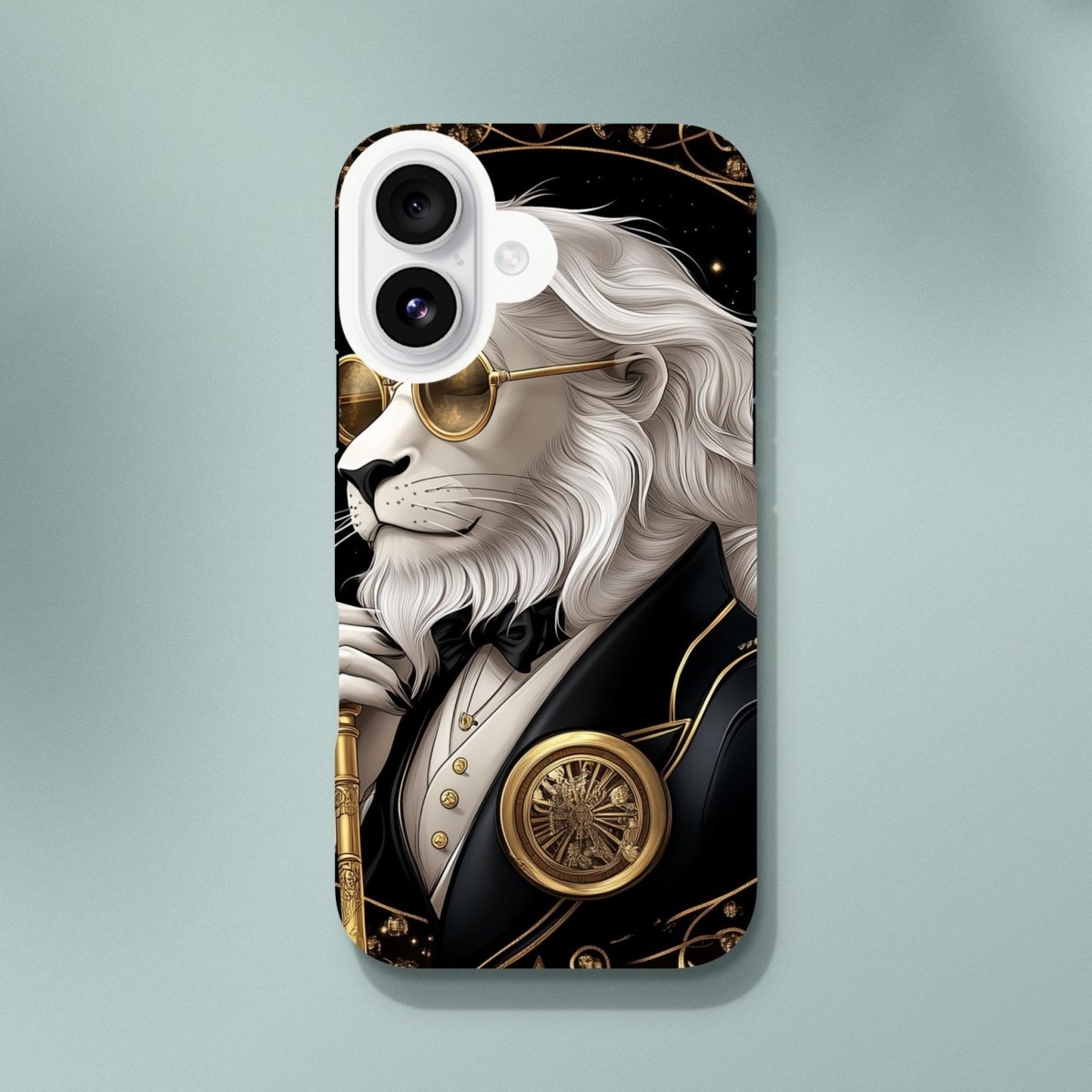 Regal Lion Dapper Gentleman iPhone Tough Case - ROMAG Store