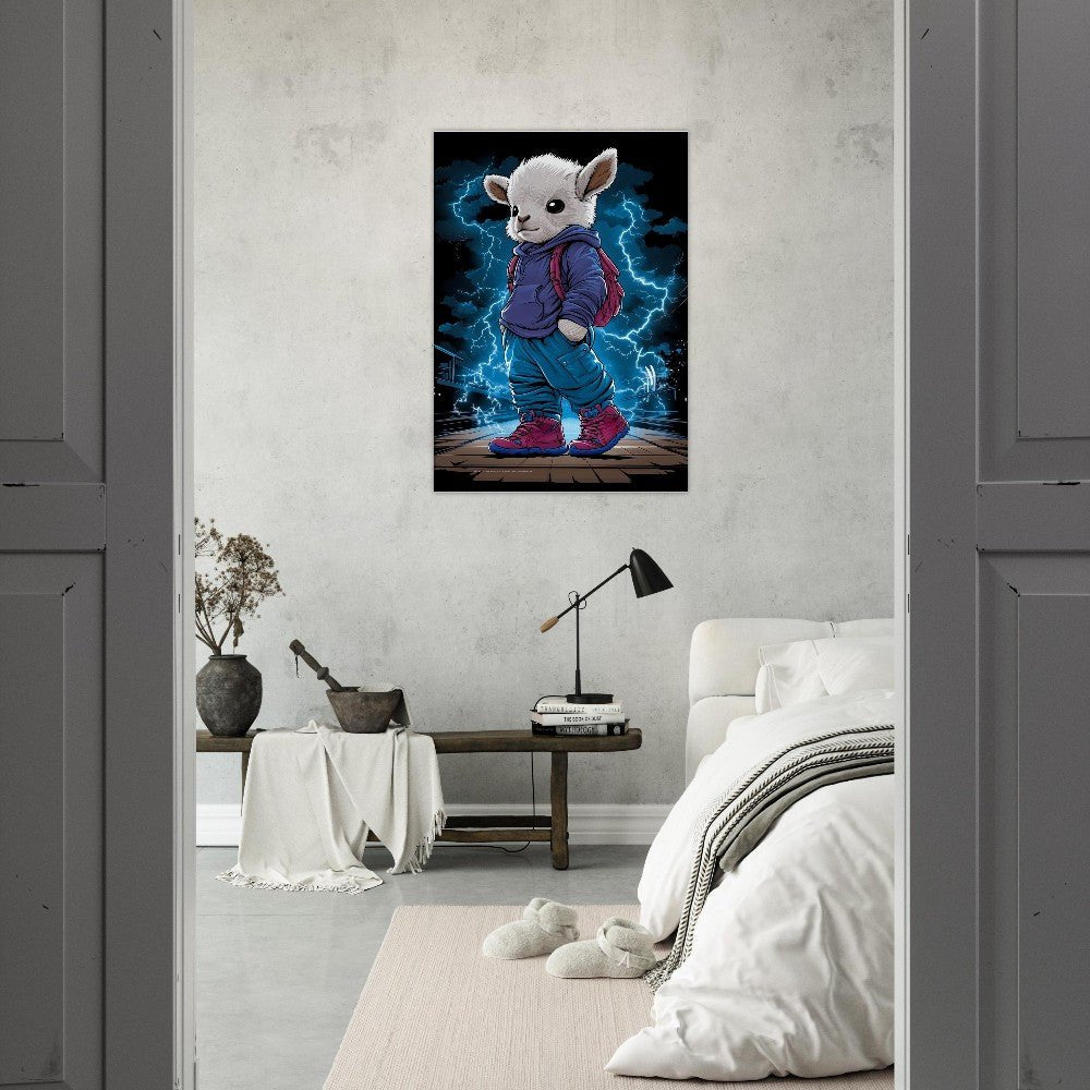 Urban Goat Chic Canvas Wall Art - ROMAG Store