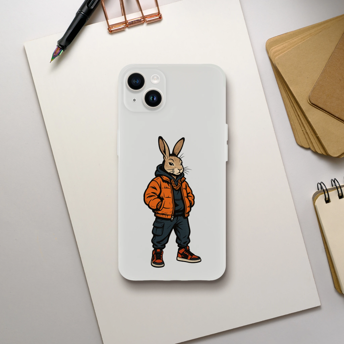 Cool Rabbit Streetwear iPhone Flexi Case - ROMAG Store