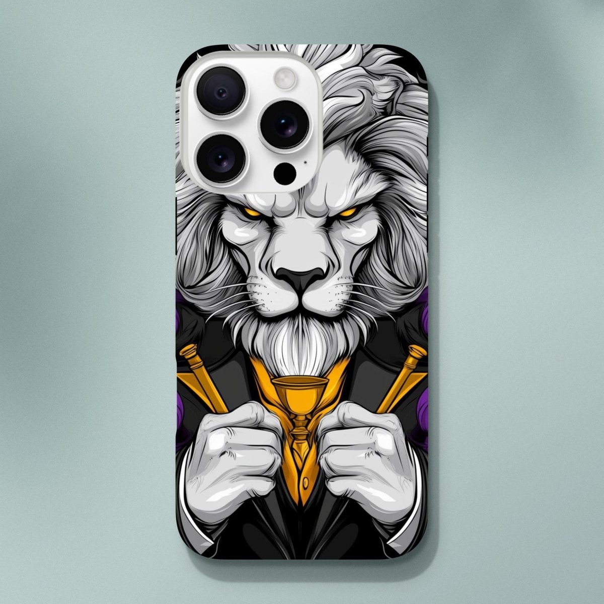 Regal Lion Dandy iPhone Tough Case - ROMAG Store