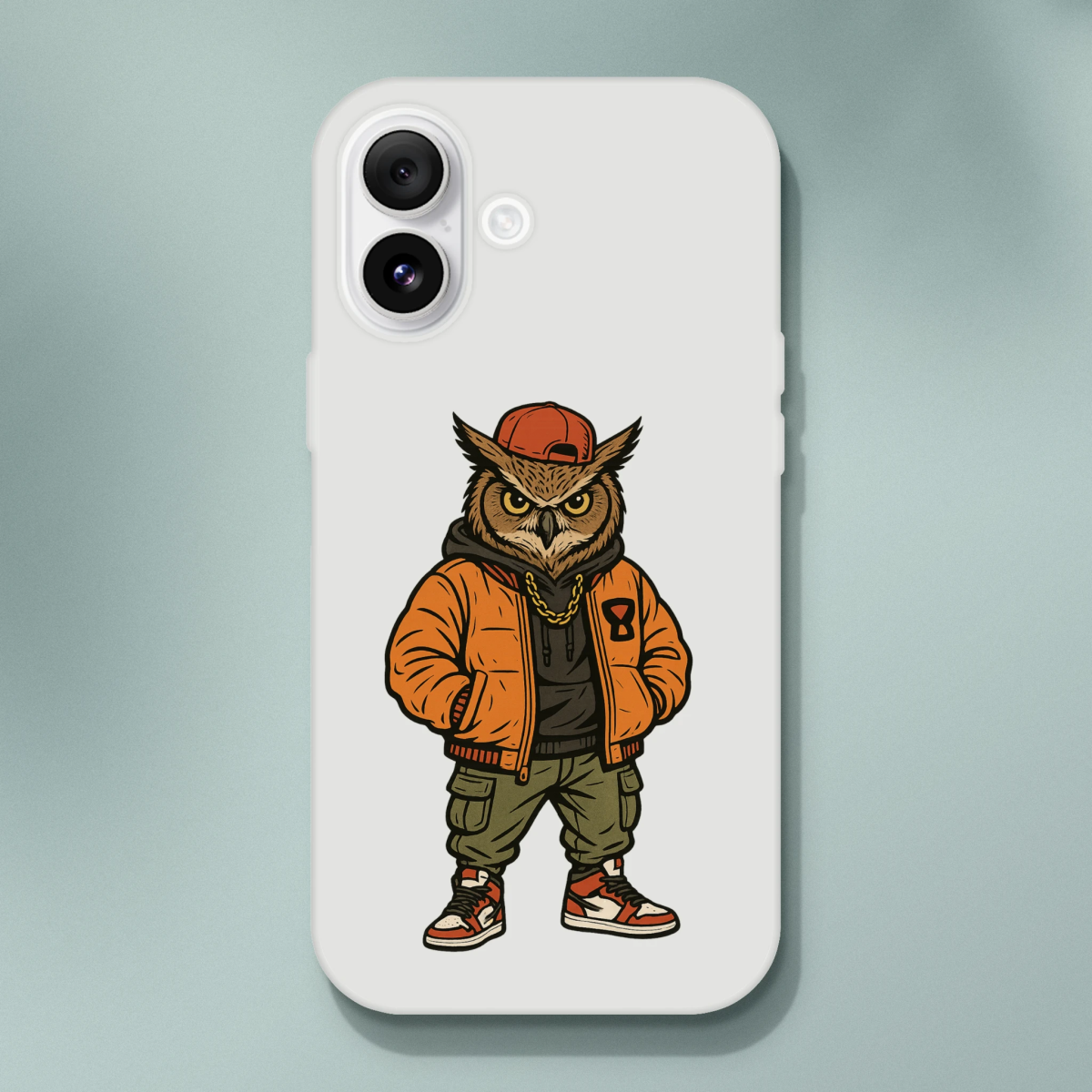 Cool Owl Swag iPhone Flexi Case - ROMAG Store