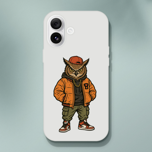 Cool Owl Swag iPhone Flexi Case - ROMAG Store