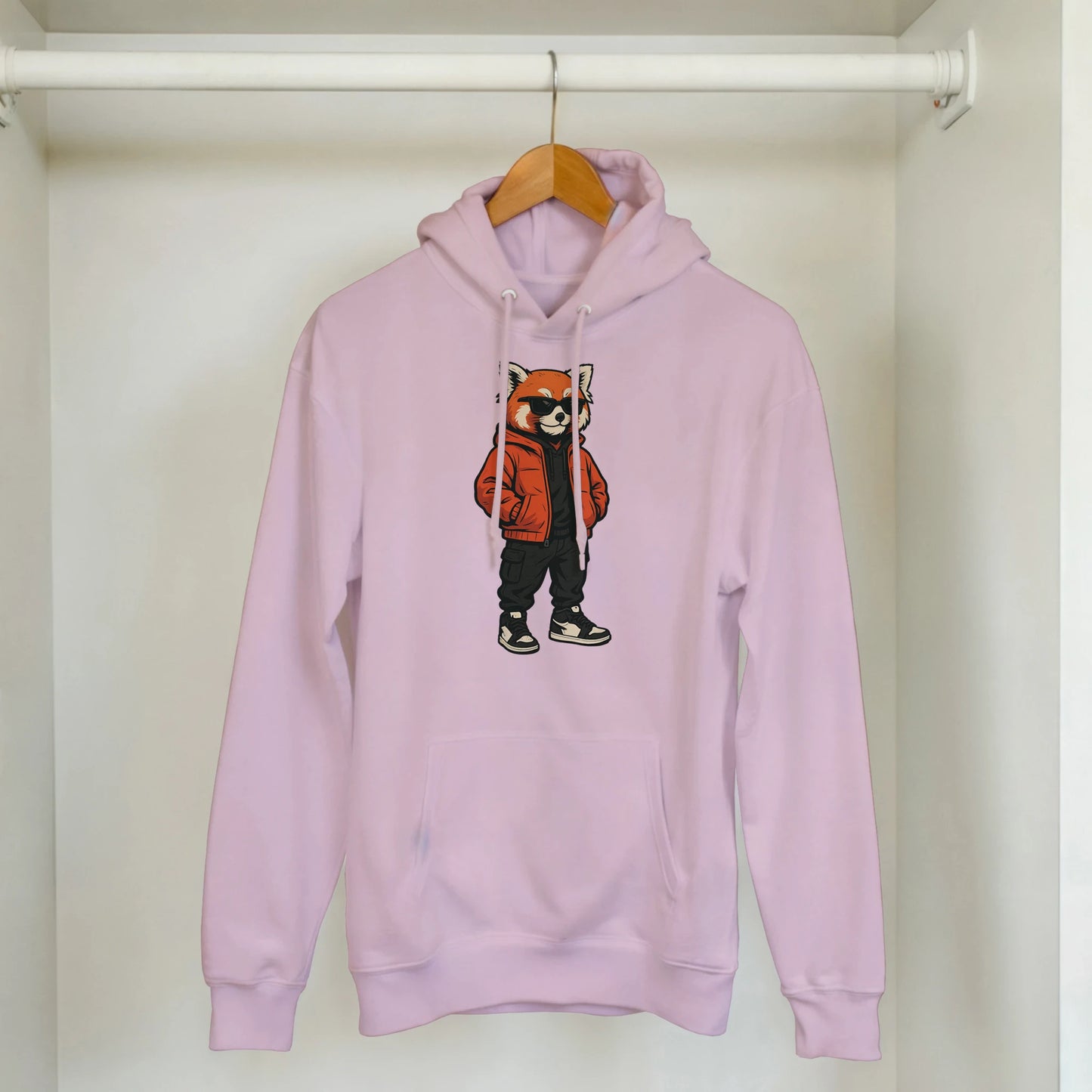 Cool Red Panda Streetwear Hoodie - ROMAG Store