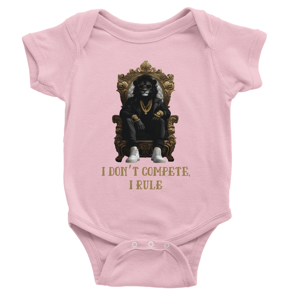 Urban Lion King Baby Short Sleeve Bodysuit - ROMAG Store
