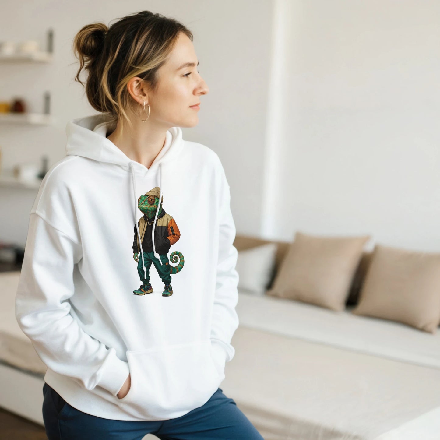 Chameleon Camo - Cool Hoodie - ROMAG Store