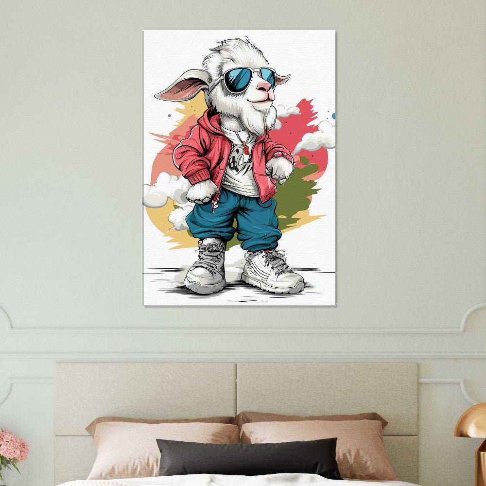 Urban Goat Swag Canvas Art - ROMAG Store