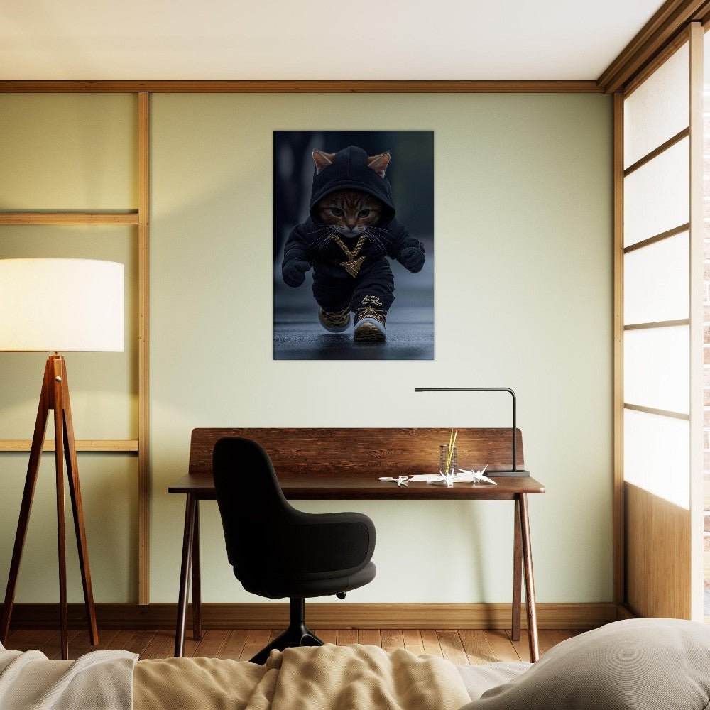 Urban Cat Canvas Art - ROMAG Store