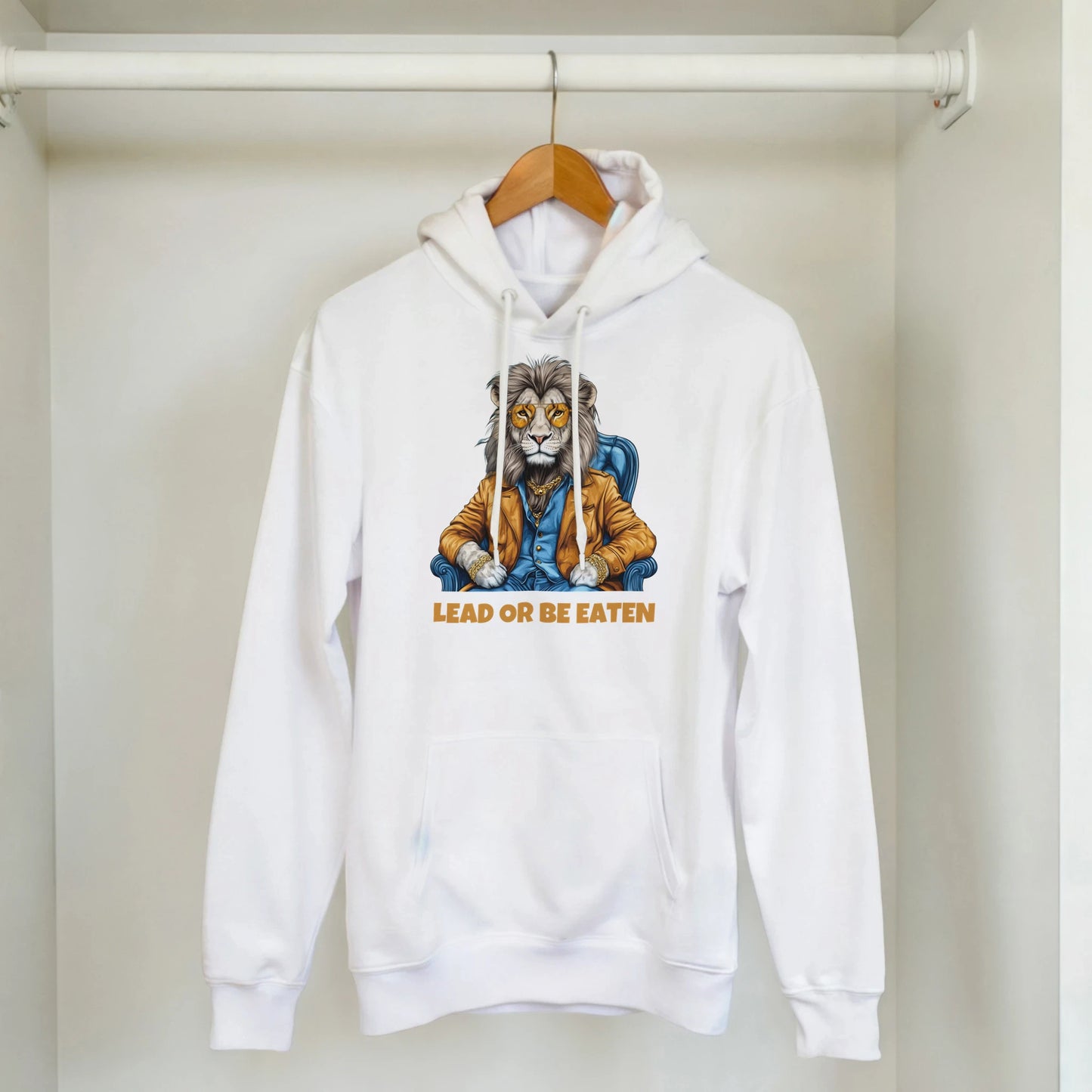 Lead or Be Eaten Lion Hoodie - ROMAG Store