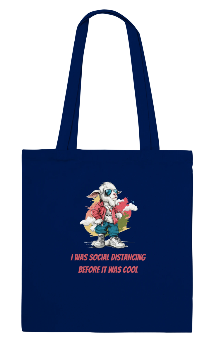 Social Distancing Goat Swag Tote Bag - ROMAG Store