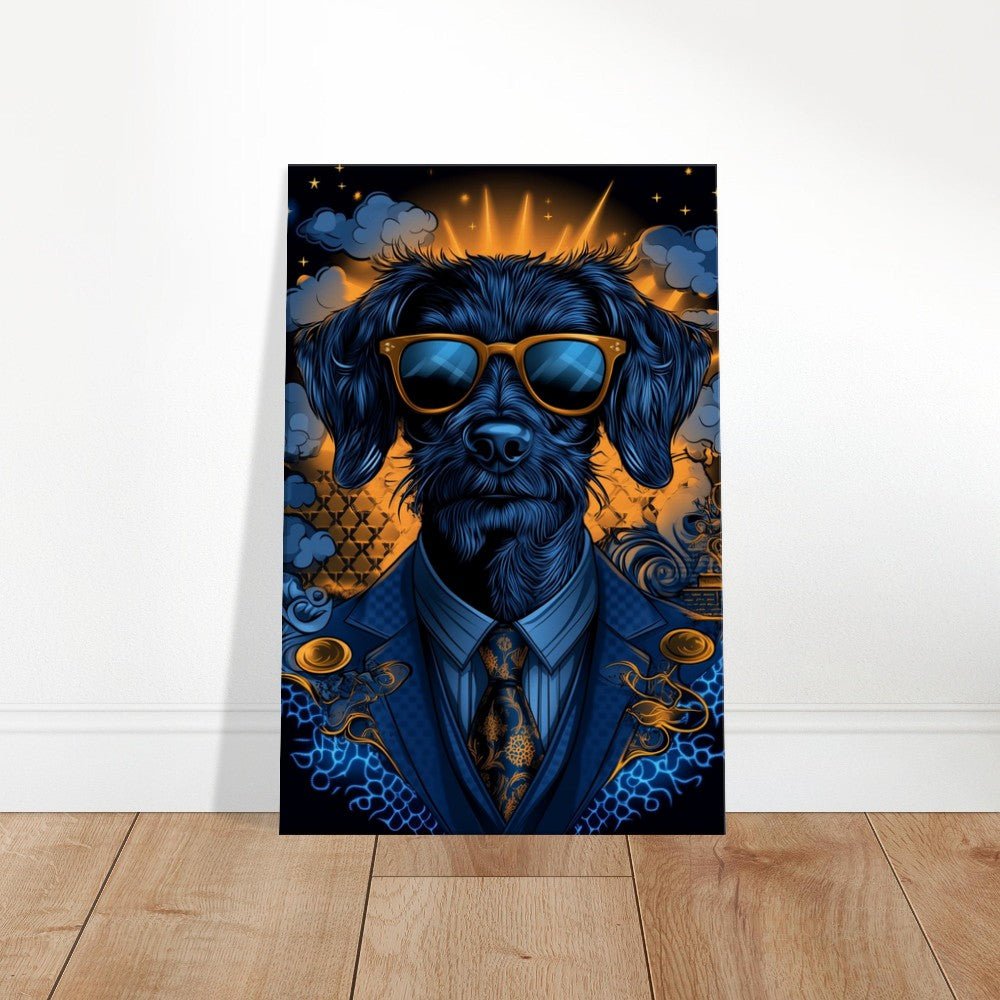 Dog Undercover Canvas Art - ROMAG Store