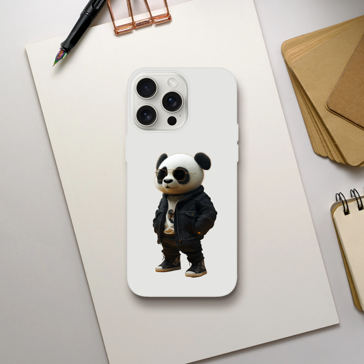 Cool Panda Urban Streetwear iPhone Flexi Case - ROMAG Store