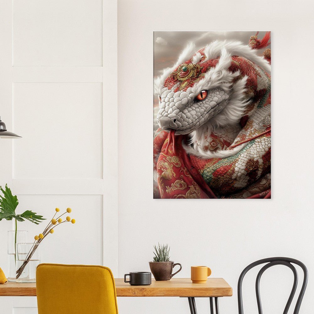 Majestic Snake Canvas Wall Art - ROMAG Store