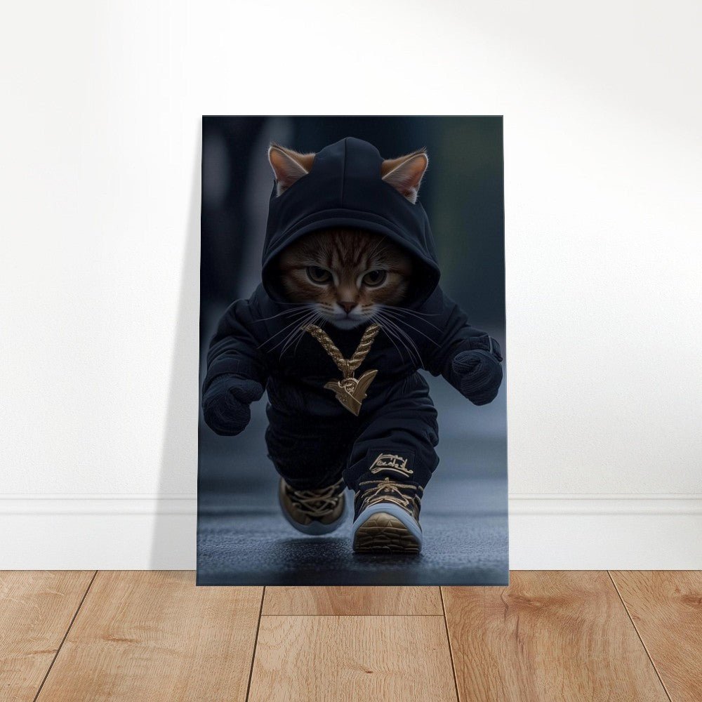 Urban Cat Canvas Art - ROMAG Store