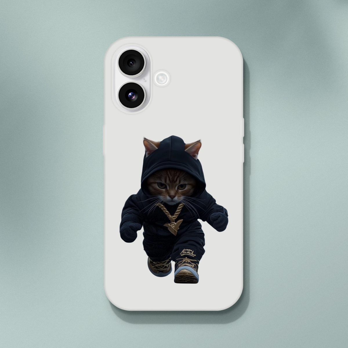 Gangsta Cat iPhone Flexi Case - ROMAG Store