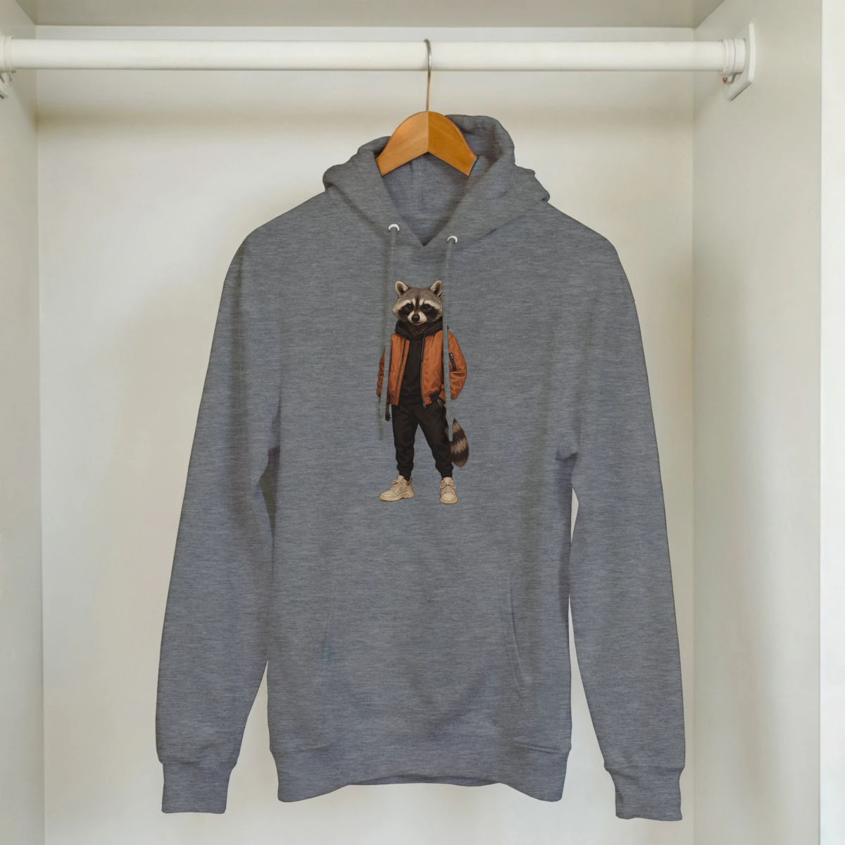 Cool Raccoon Street Style Hoodie - ROMAG Store