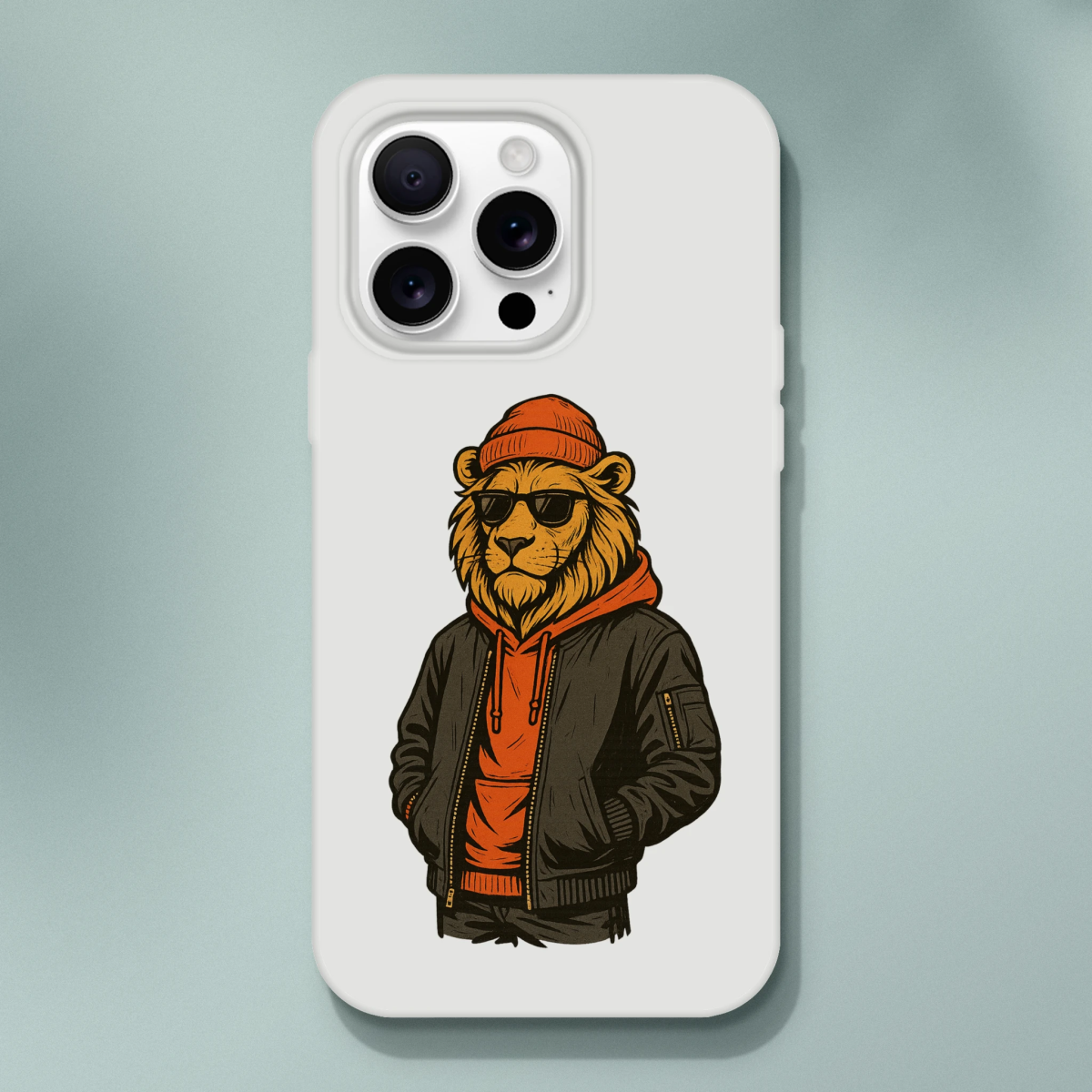 Urban Streetwear Lion iPhone Flexi Case - ROMAG Store