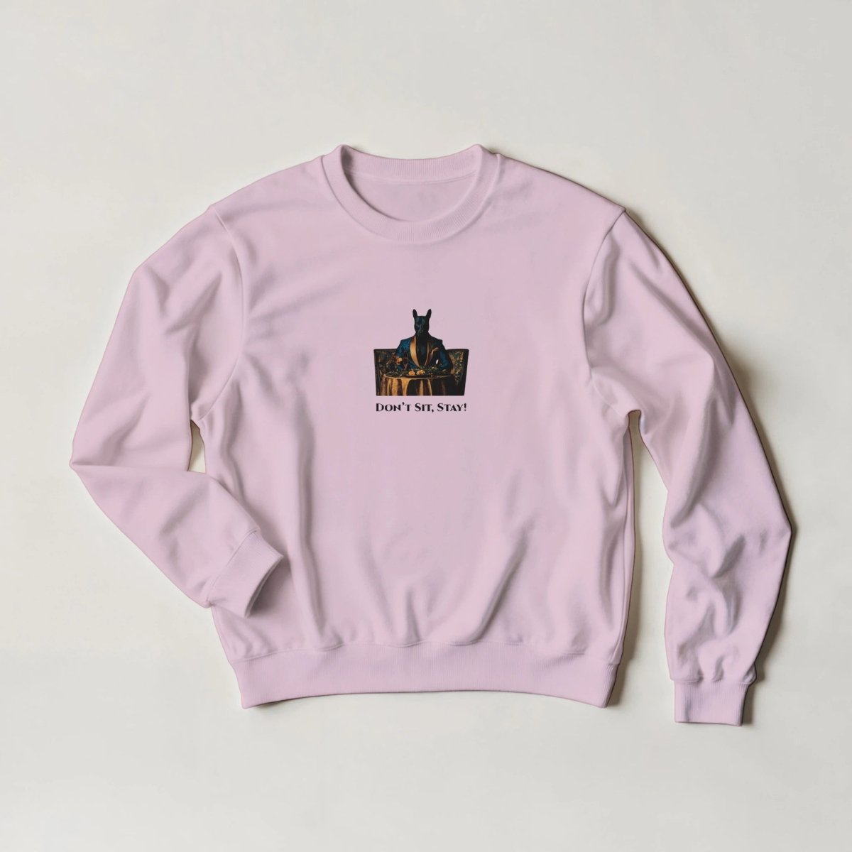 Don't Sit, Stay! Suave Canine Graphic Sweatshirt – Streetwear Lux in 6 Colors - ROMAG Store