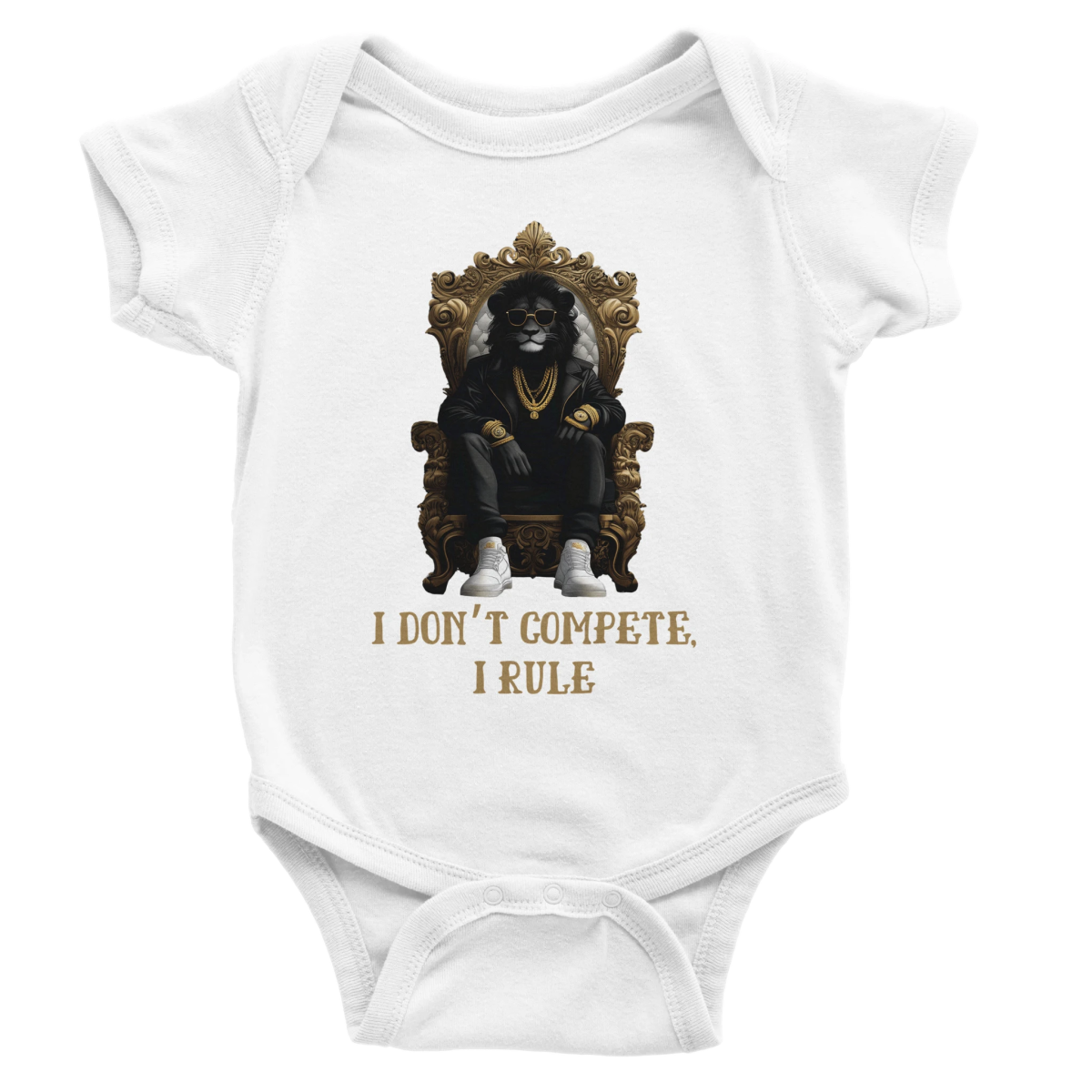Urban Lion King Baby Short Sleeve Bodysuit - ROMAG Store