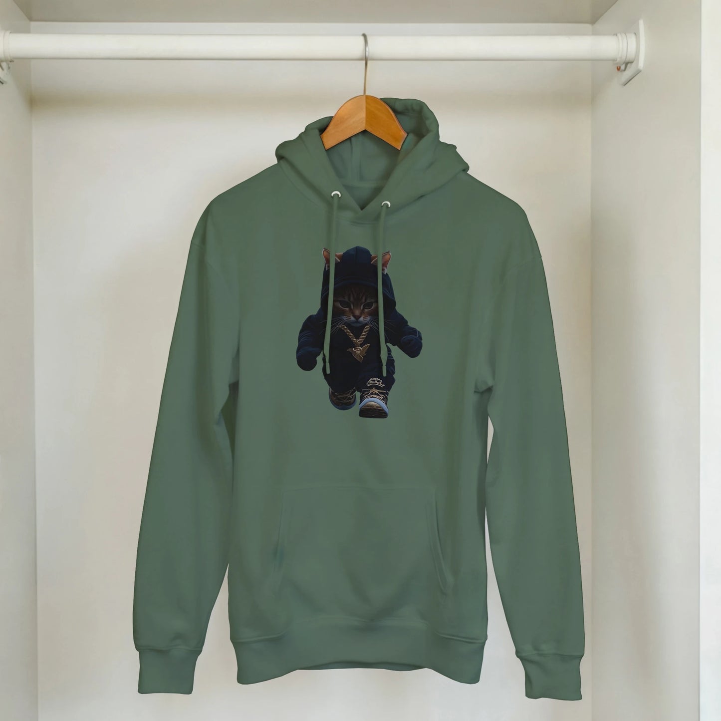 Swagger Cat Streetwear Hoodie - ROMAG Store
