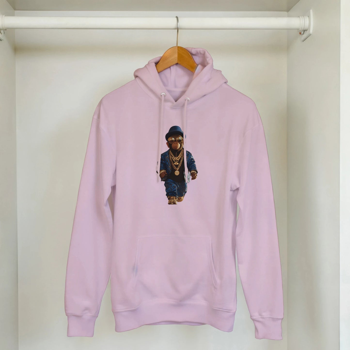 Chimpanzee King Streetwear Hoodie - ROMAG Store