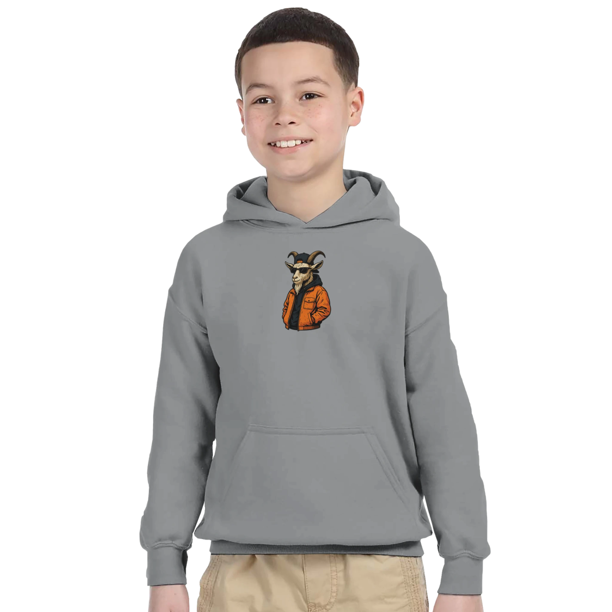 Street Style Goat Kids Hoodie - ROMAG Store