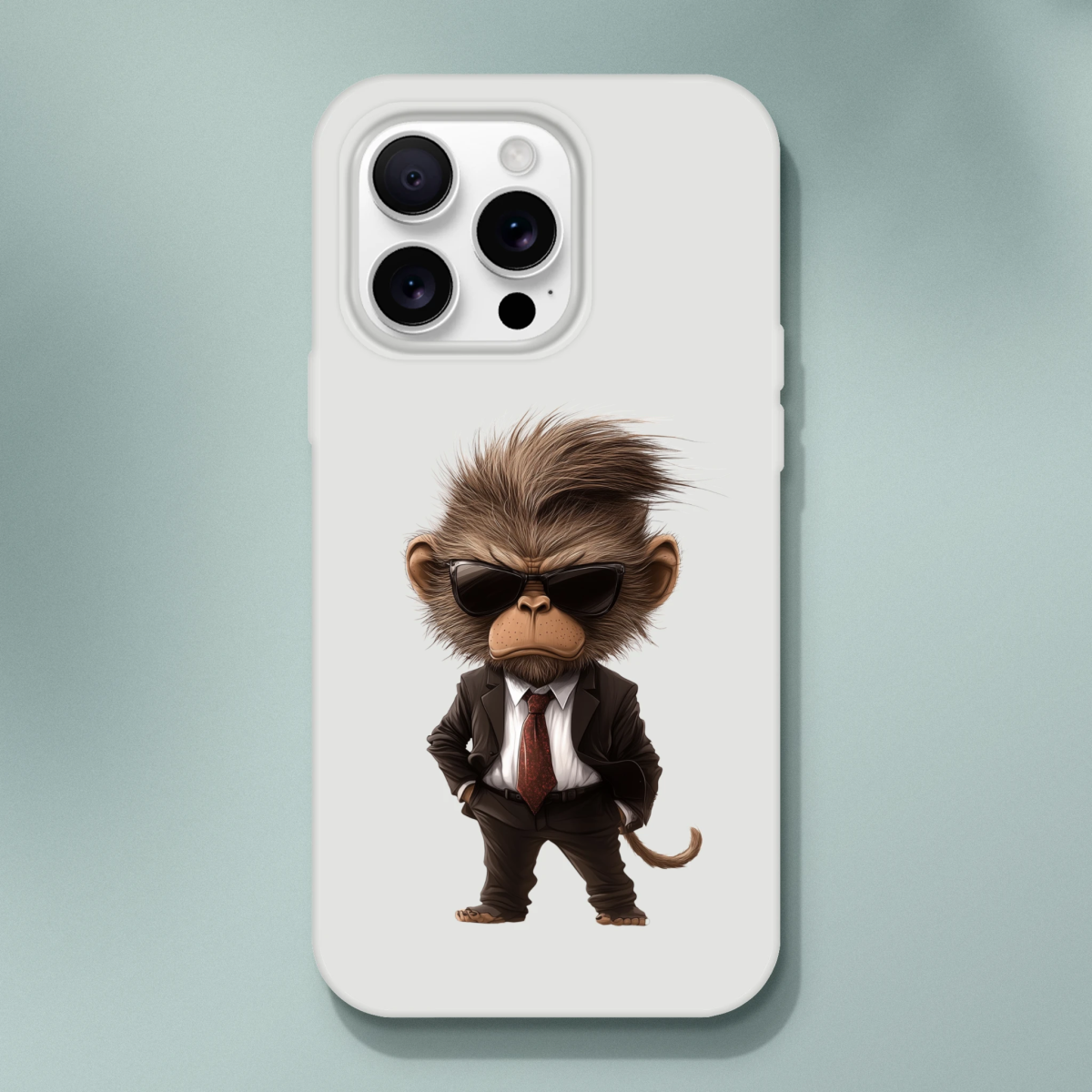 Chic Monkey Boss iPhone Flexi Case - ROMAG Store