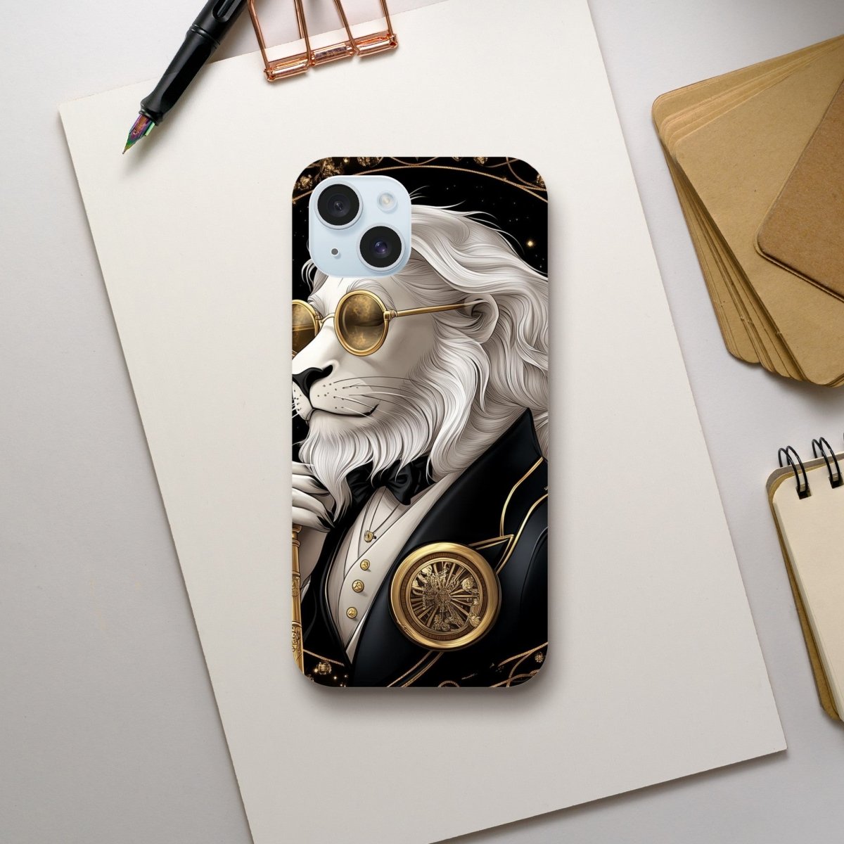 Regal Lion Dapper Gentleman iPhone Tough Case - ROMAG Store