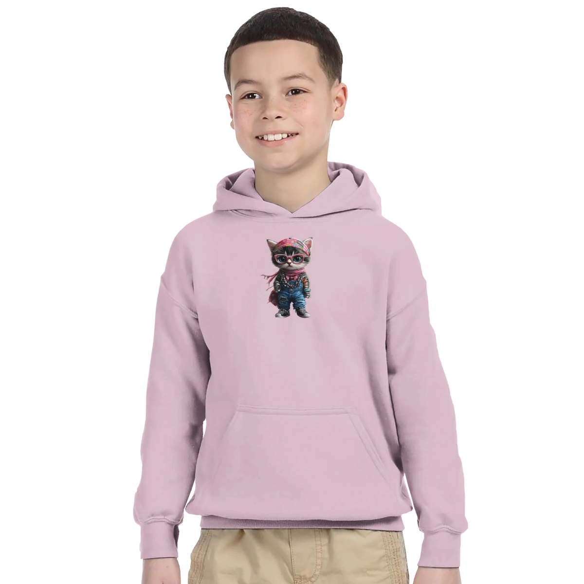Chic Kitty Kids Hoodie - ROMAG Store