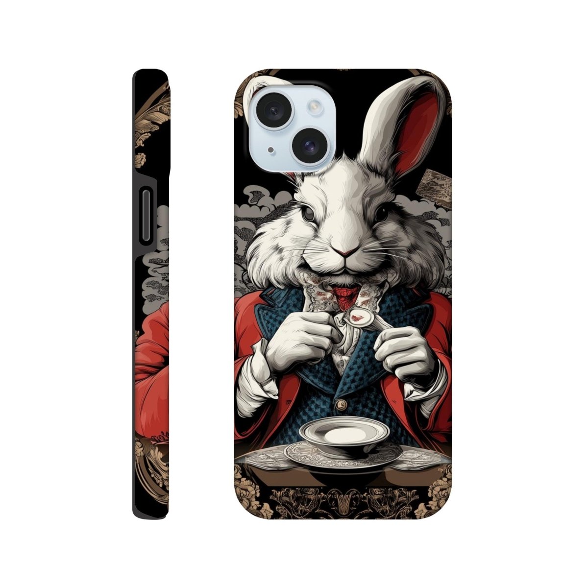 White Rabbit Formal Attire iPhone Tough Case - ROMAG Store