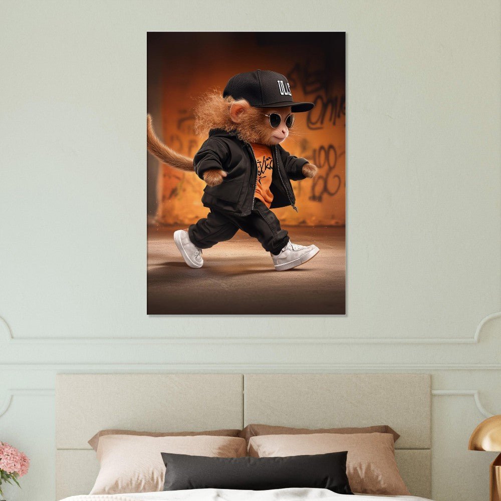 Urban Chic Monkey Canvas Art - ROMAG Store