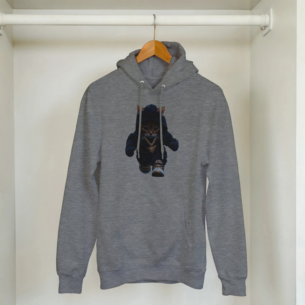 Swagger Cat Streetwear Hoodie - ROMAG Store