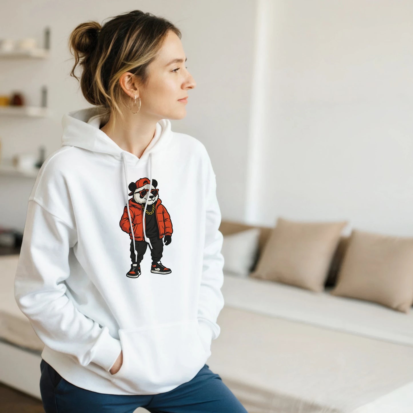 Cool Panda Streetwear Hoodie - ROMAG Store