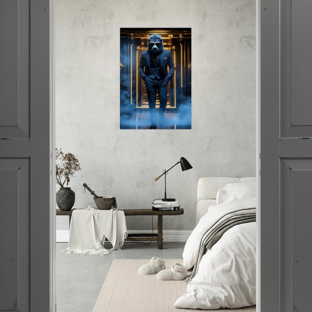Luxury Lion in Suit Canvas - ROMAG Store