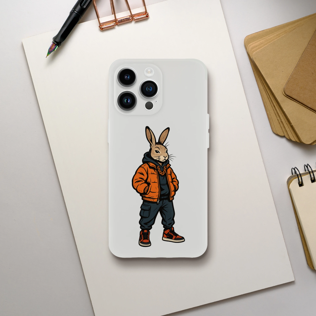 Cool Rabbit Streetwear iPhone Flexi Case - ROMAG Store