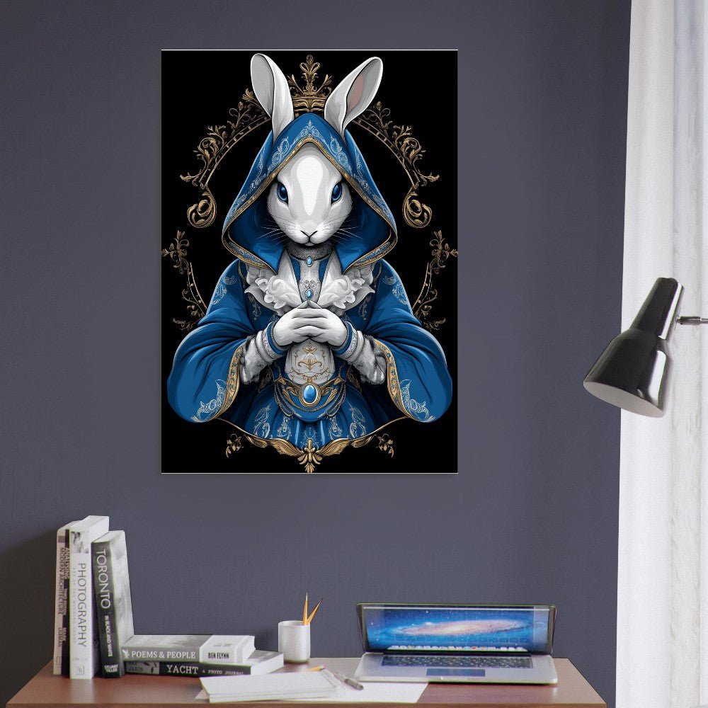 Royal Rabbit Canvas Art - ROMAG Store