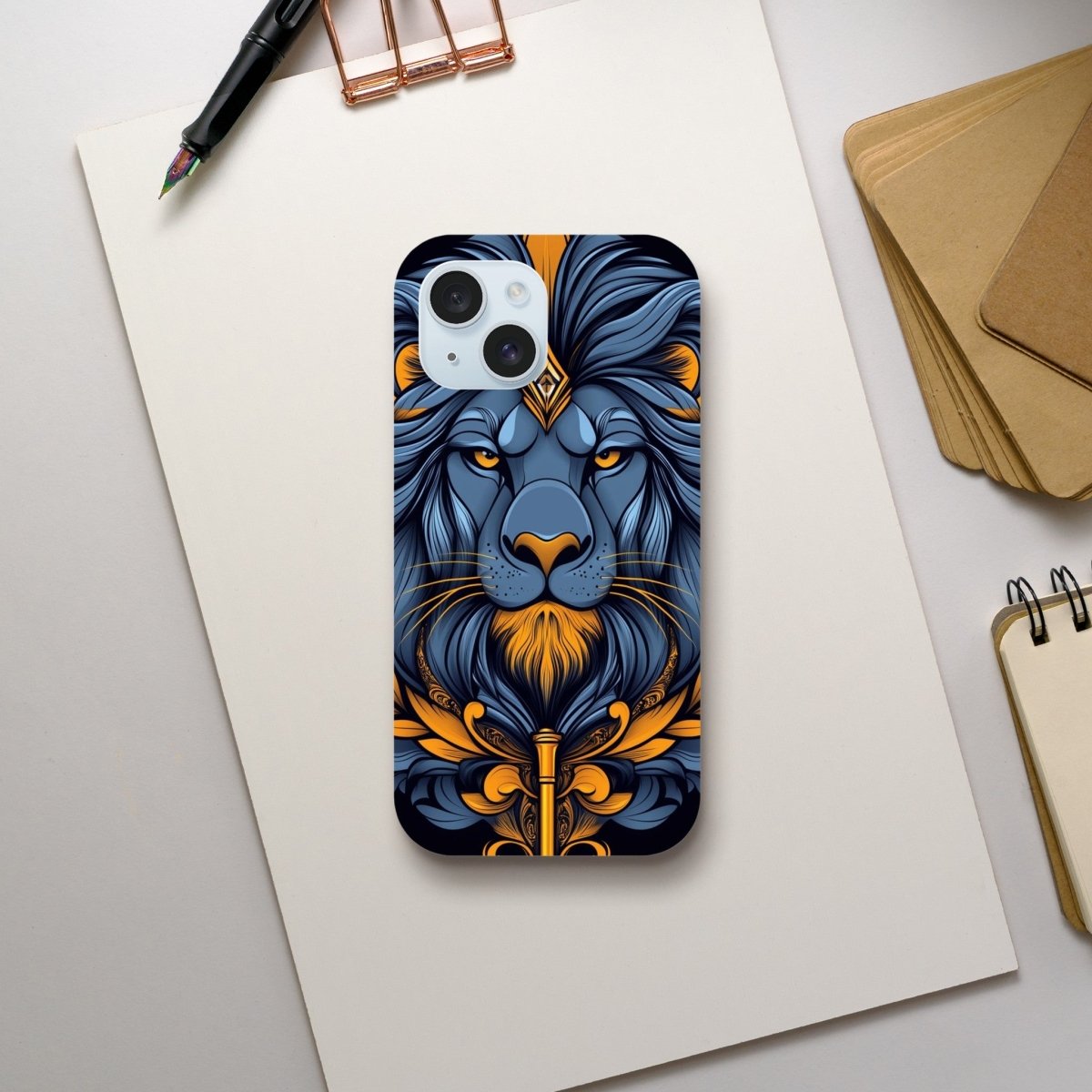 Regal Lion of Valor iPhone Tough Case - ROMAG Store